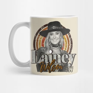 lainey wilson i love you vintage design on top Mug